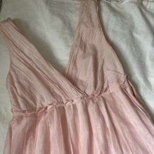 GAP Pink Empire Waist Cotton/Silk Dress Size 10